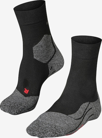FALKE Athletic Socks 'RU3 Comfort' in Black: front