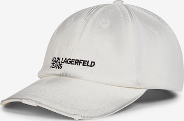 KARL LAGERFELD JEANS Кепка в Бежевый: спереди
