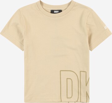 DKNY T-shirt i beige: framsida