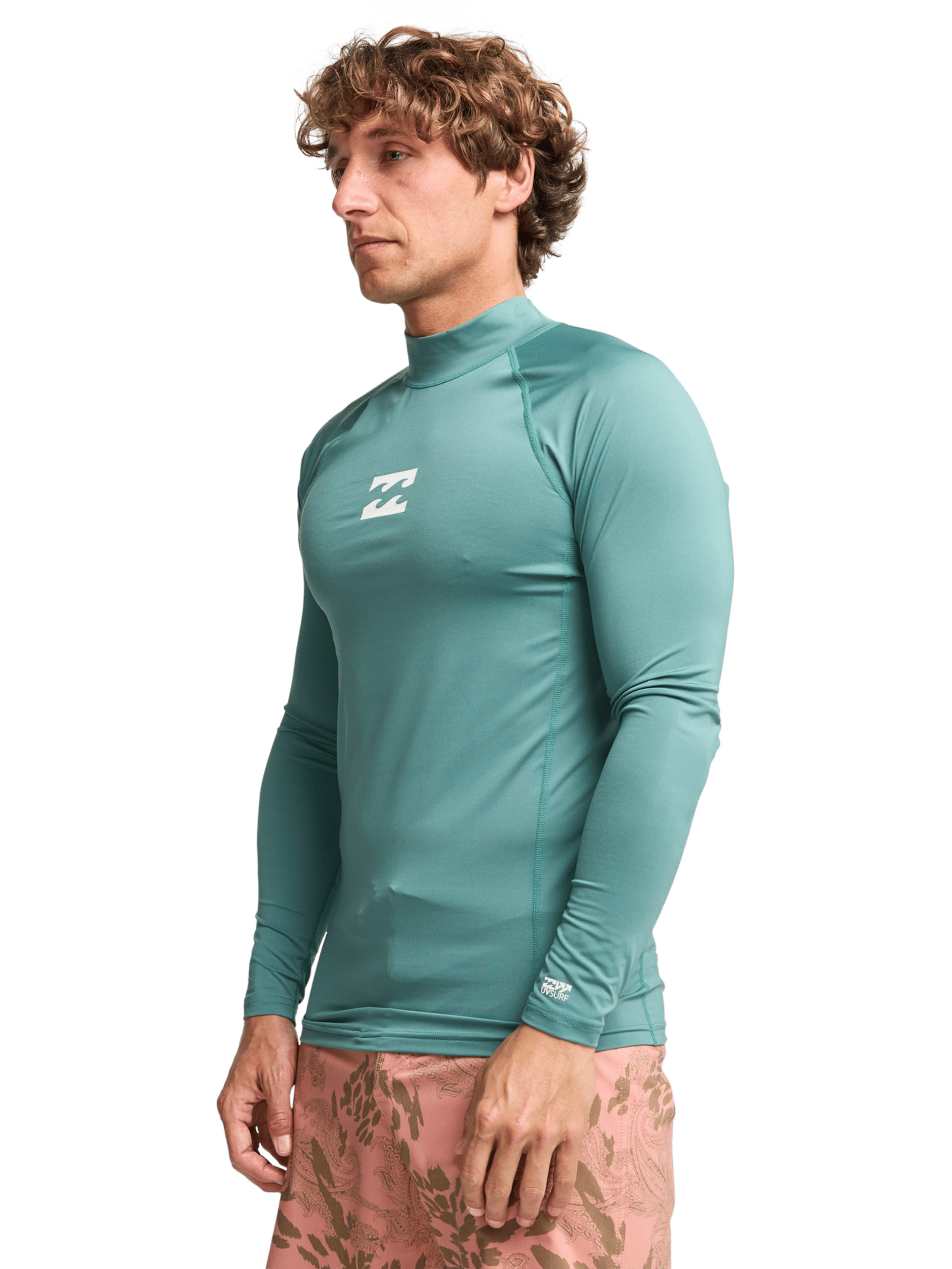 BILLABONG Performance Shirt 'Waves All Day' in Green