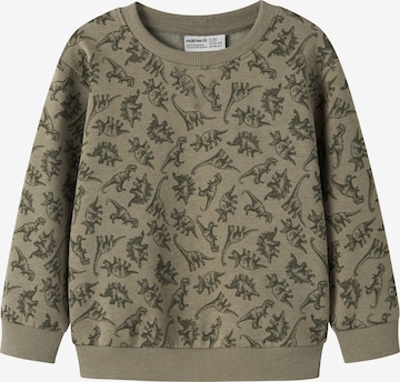 NAME ITSweater majica 'NMMVIMO' - zelena boja: prednji dio