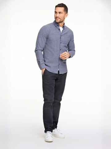 Coupe regular Chemise Lindbergh en bleu