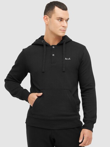 BENCH Sweatshirt 'KAMAS' in Zwart: voorkant