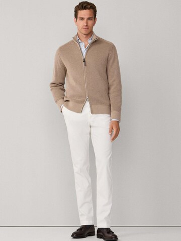 Hackett London Knit cardigan in Beige