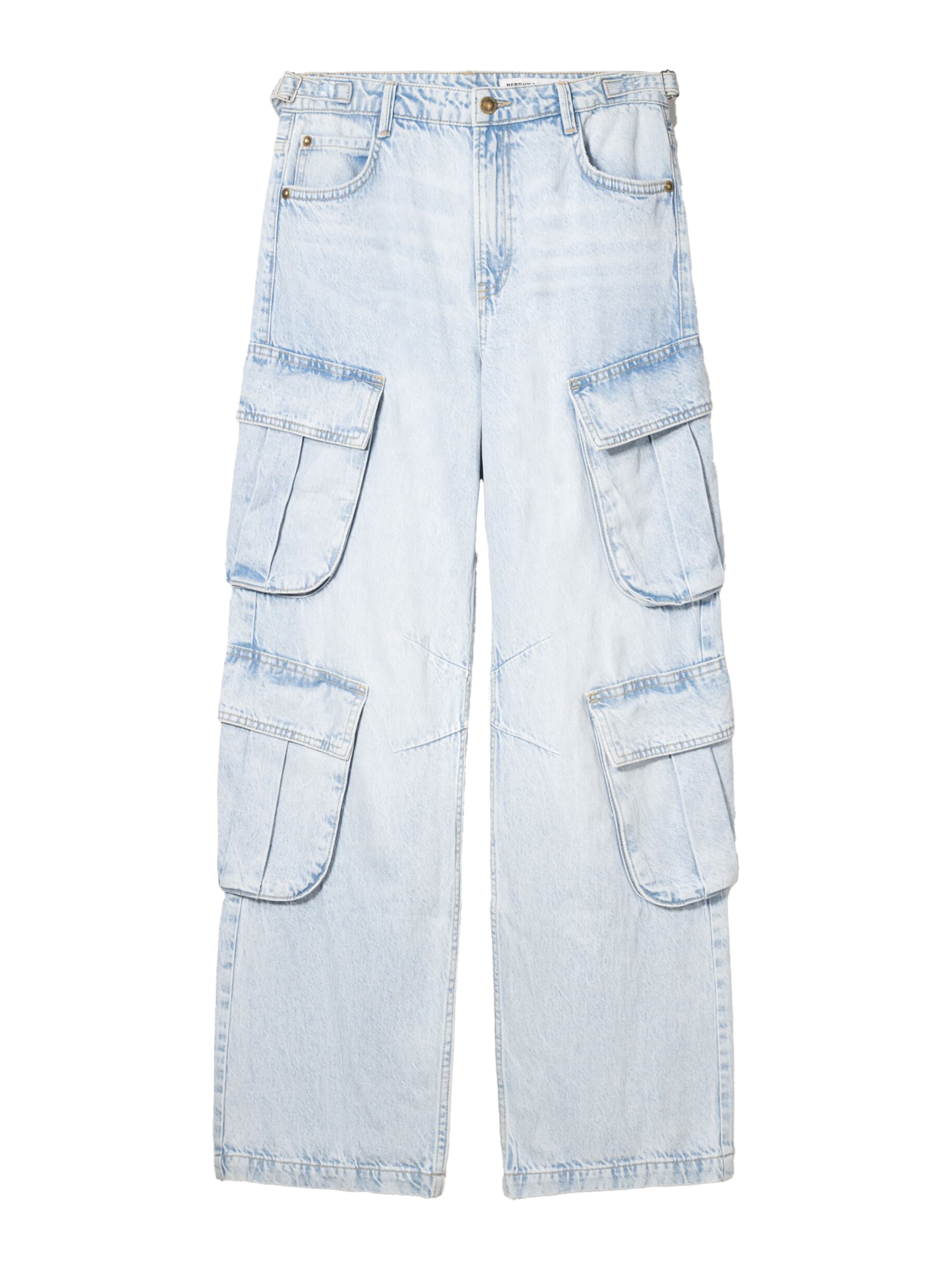 Loosefit Jeans di Bershka in blu: frontale