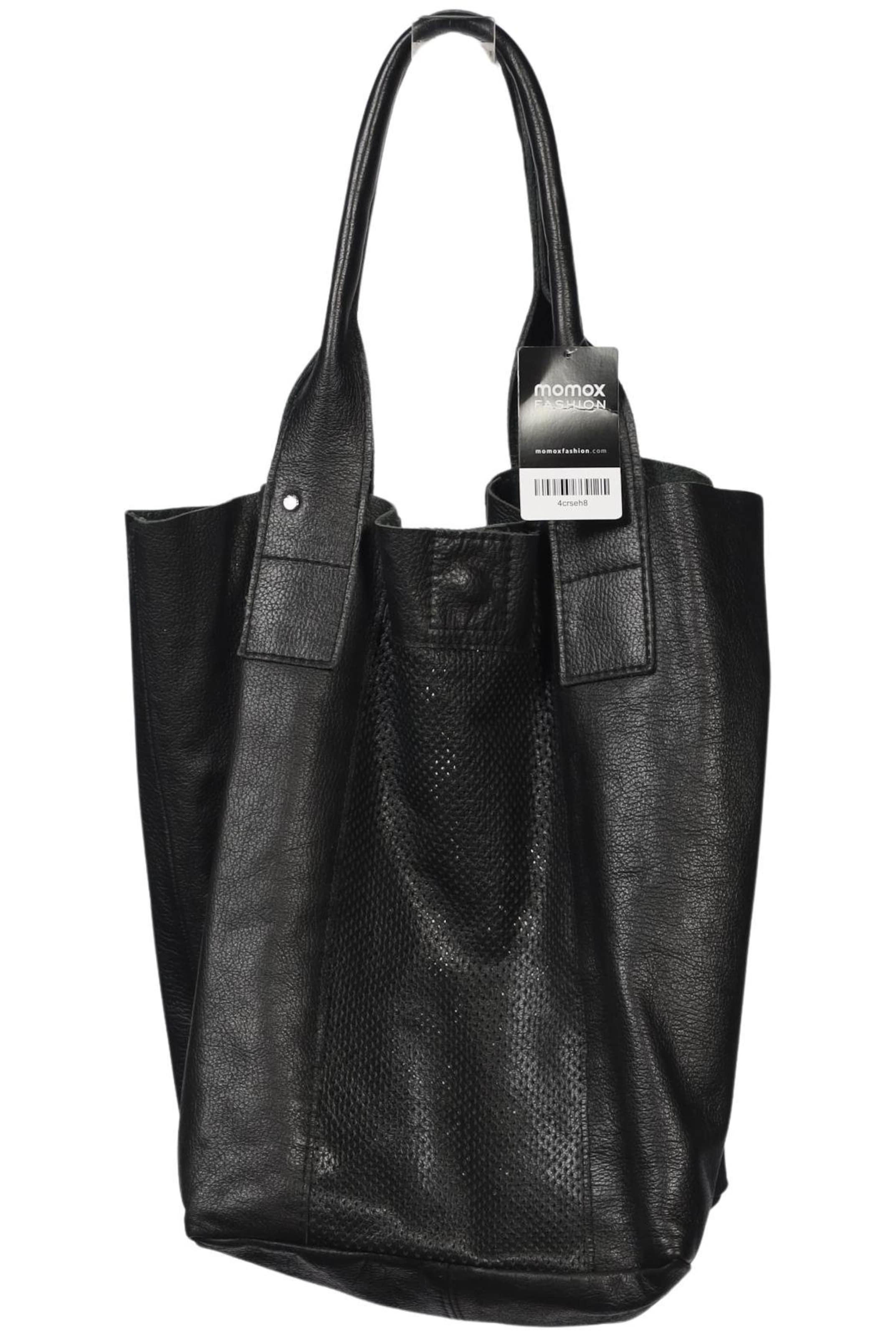 OAKWOOD Handtasche gross Leder One Size in Schwarz: Vorderseite