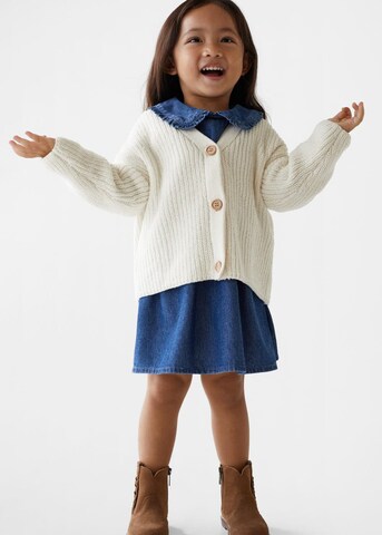 MANGO KIDS Knit Cardigan 'Souffleb' in White