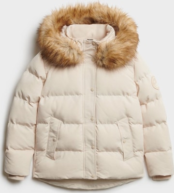 Veste d’hiver 'Everest' Superdry & Co en blanc : devant
