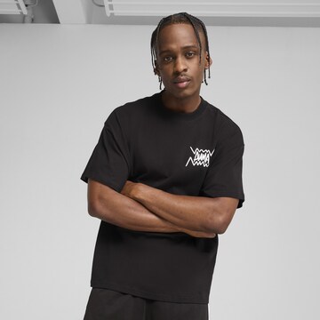 PUMA Shirt 'Jaws Core Basketball' in Zwart