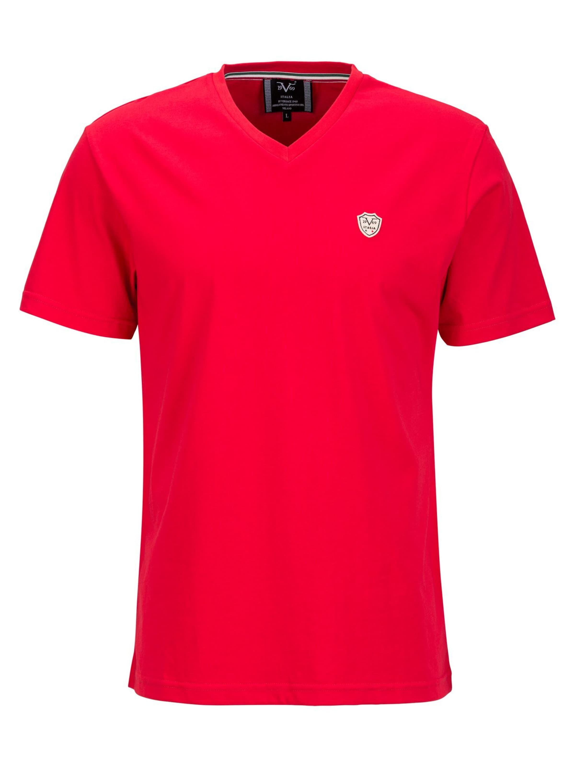19V69 ITALIA T-Shirt 'Toni' in Rot: Vorderseite