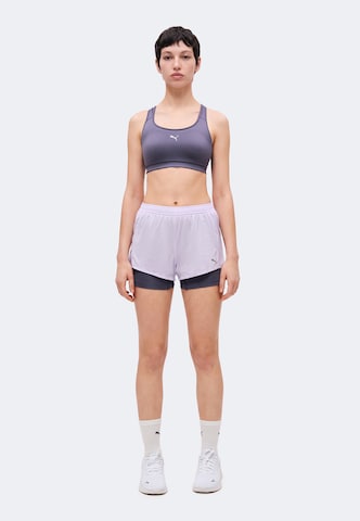 PUMASkinny Sportske hlače 'VELOCITY 3' - ljubičasta boja