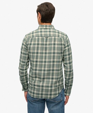 Superdry Comfort Fit Hemd in Grün