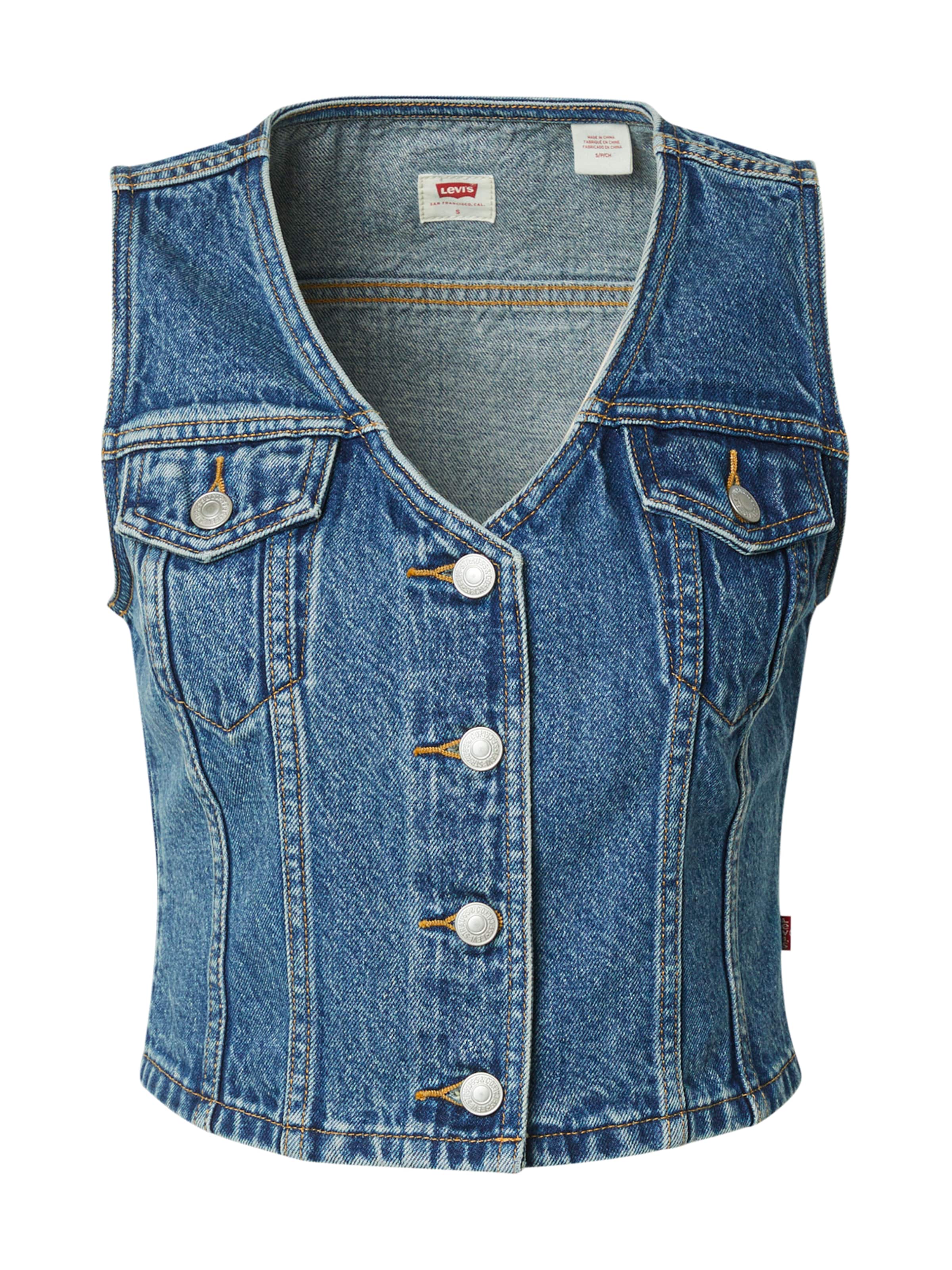 LEVI&#x27;S ® Vest &#x27;Bella Denim Corset&#x27; in Blue: front