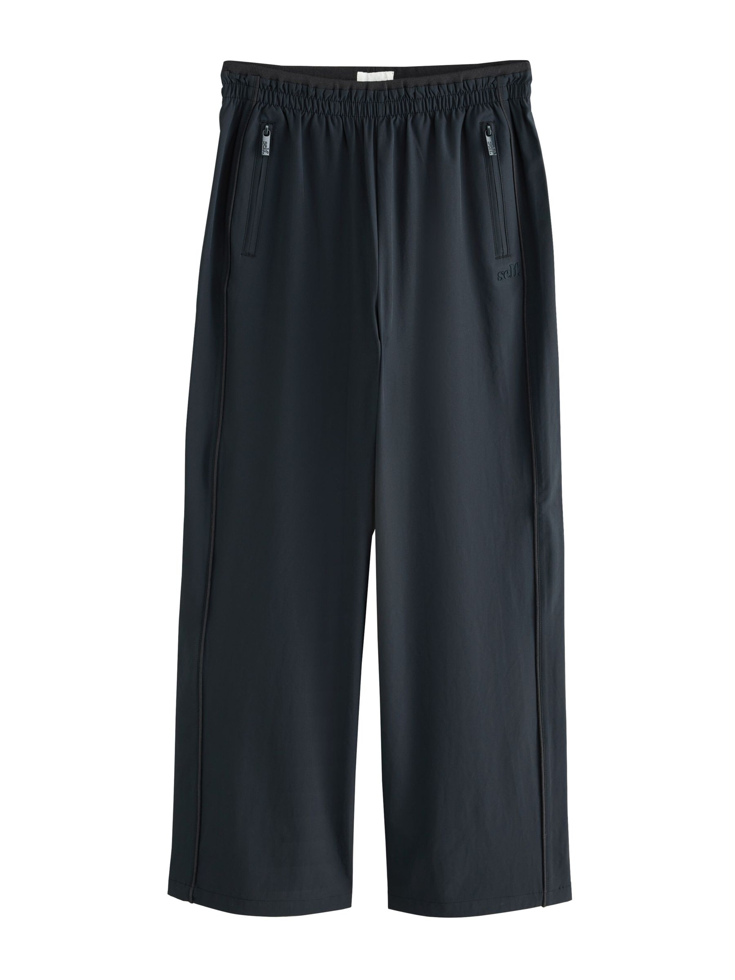 self. Broek in 34/Regular in de kleur Zwart, Productweergave