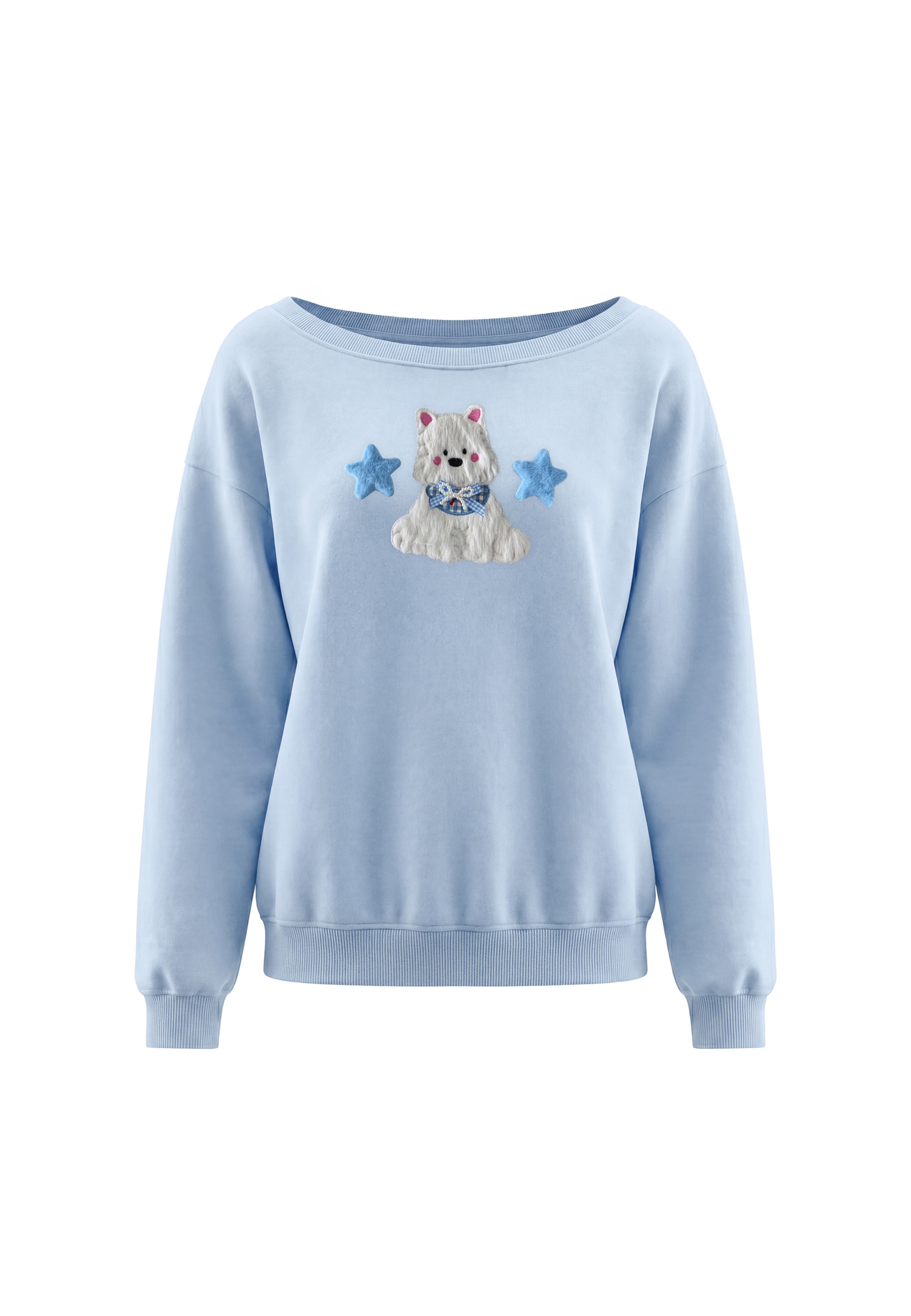 Sweat-shirt MYMO en bleu : devant