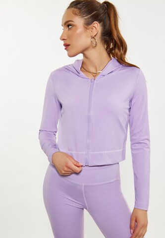 faina Athlsr Zip-Up Hoodie in Purple