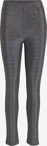 VILA Skinny Leggings 'SPICE' i silver: framsida