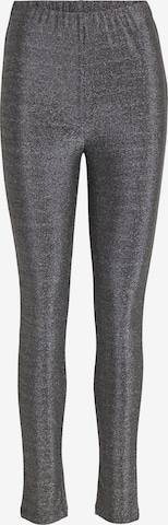 VILA Skinny Leggings 'SPICE' - ezüst: elől