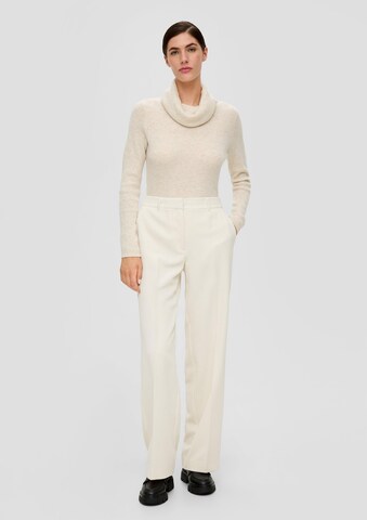 s.Oliver BLACK LABEL Wide leg Pants in Beige