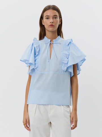 Camicia da donna 'MERLYSW' di Sofie Schnoor in blu: frontale