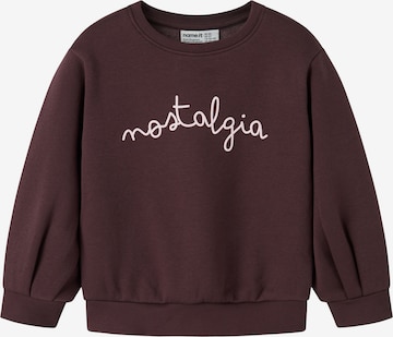 Felpa 'NMFOvi' di NAME IT in rosso: frontale