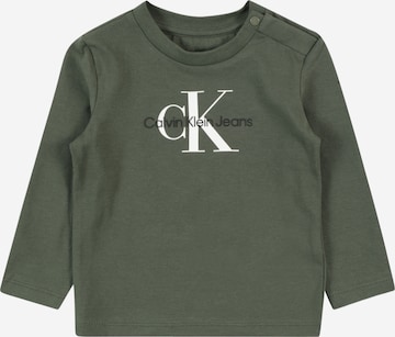 Calvin Klein Jeans Μπλουζάκι σε πράσινο: μπροστά