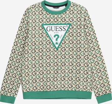 GUESS Sweatshirt i beige: framsida