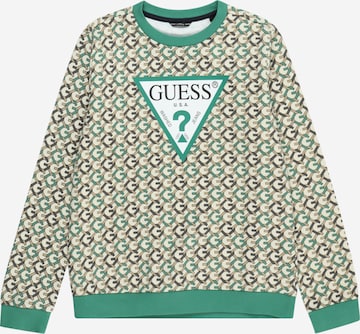 GUESS Bluza w kolorze beżowy: przód