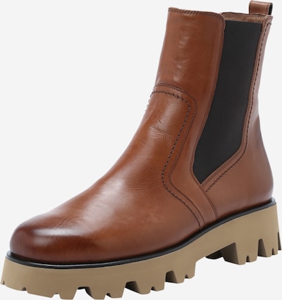 Paul Green Chelsea Boots 'CLASSIC' en cognac / noir, Vue avec produit