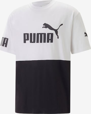 PUMA Shirt 'POWER' in Black: front