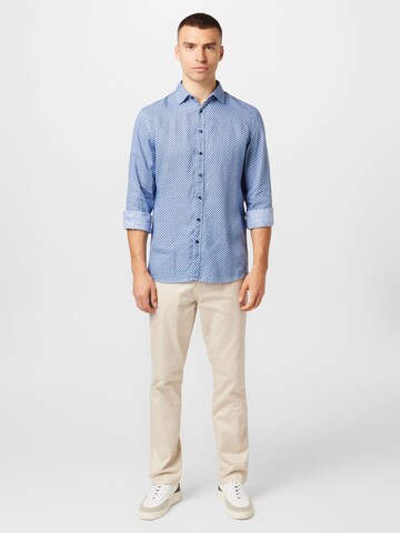 OLYMP Regular fit Button Up Shirt in Blue