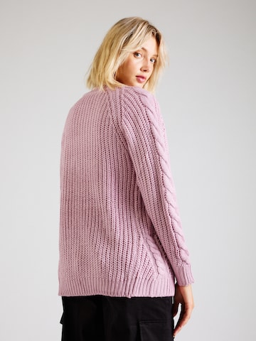 ABOUT YOU Knit Cardigan 'Saphira' in Pink