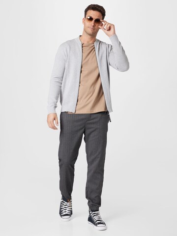 TOM TAILOR Knit Cardigan in Grey