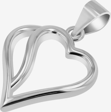 Akzent Pendant '"Jil" aus 925 Sterlingsilber, rhodiniert, langlebig' in Silver: front
