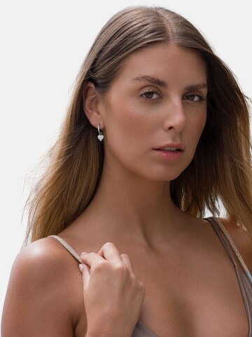 GOOD.designs Earrings 'Herz' in Silver
