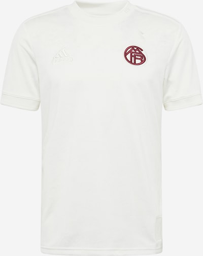 ADIDAS PERFORMANCE Toiminnallinen paita värissä burgundin punainen / valkoinen, Tuotenäkymä