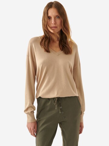 Pull-over 'Jolo' TATUUM en beige : devant