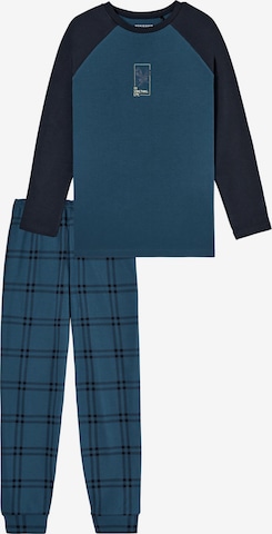 SCHIESSER Nachtkledij ' Nightwear ' in Groen: voorkant