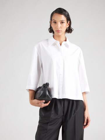 Camicia da donna di Sisley in bianco: frontale