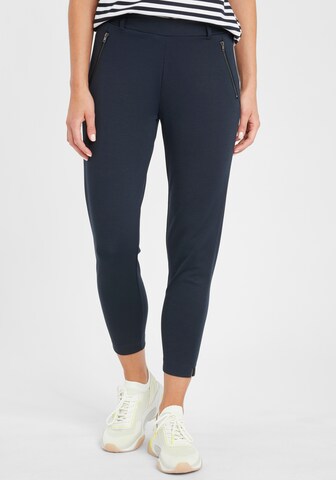 ICHI - Tapered Pantalón 'KATE' en azul: frente