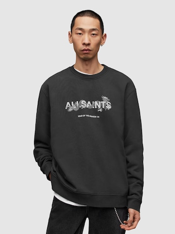 AllSaints Sweatshirt 'CHIAO' in Zwart: voorkant