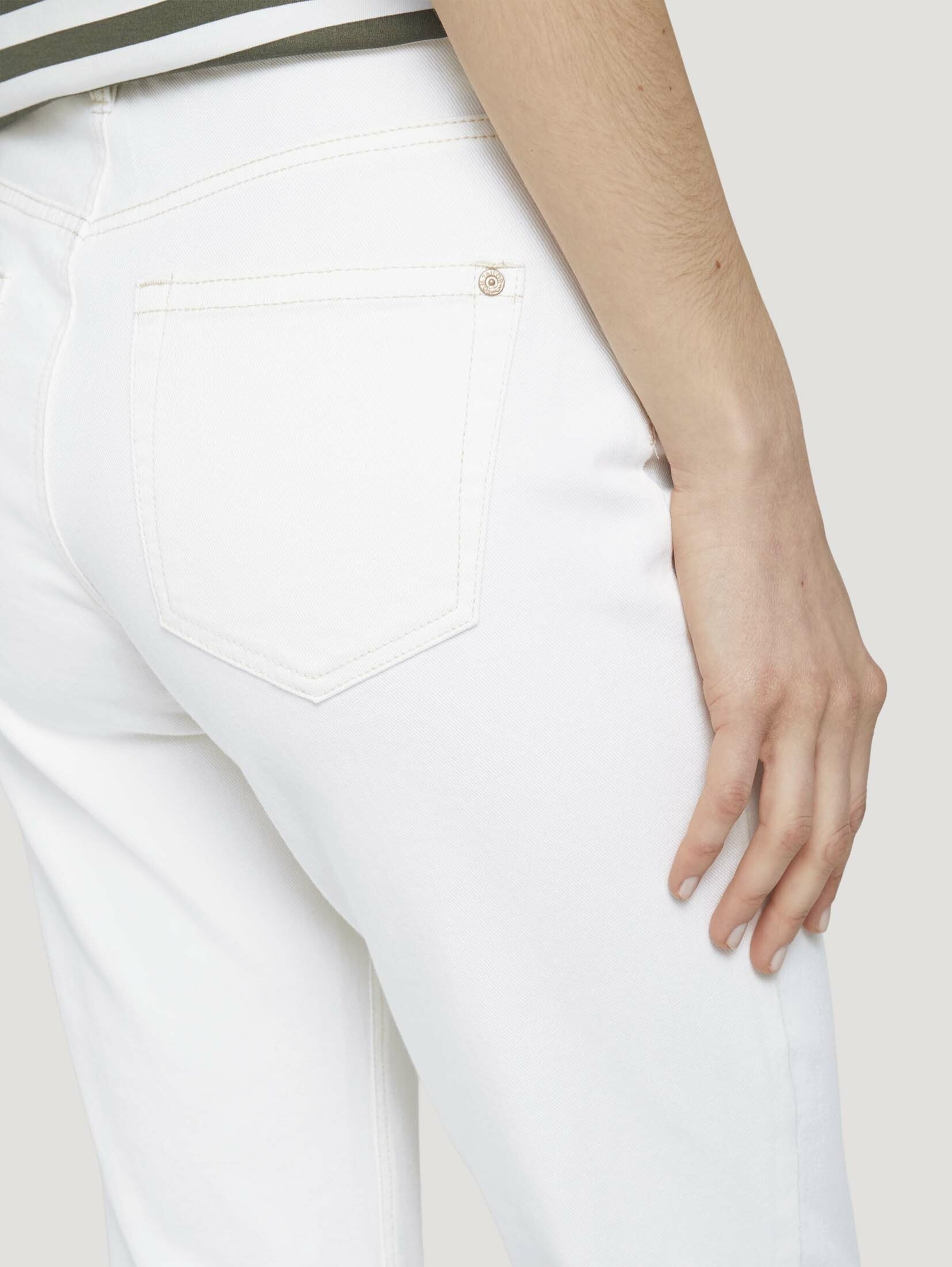 Frauen Große Größen TOM TAILOR Jeans in Weiß - MR09642