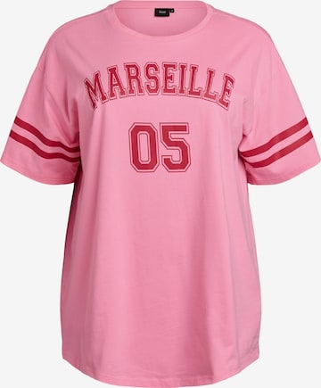 rožinė Zizzi Laisvi marškinėliai 'Enilla': priekis