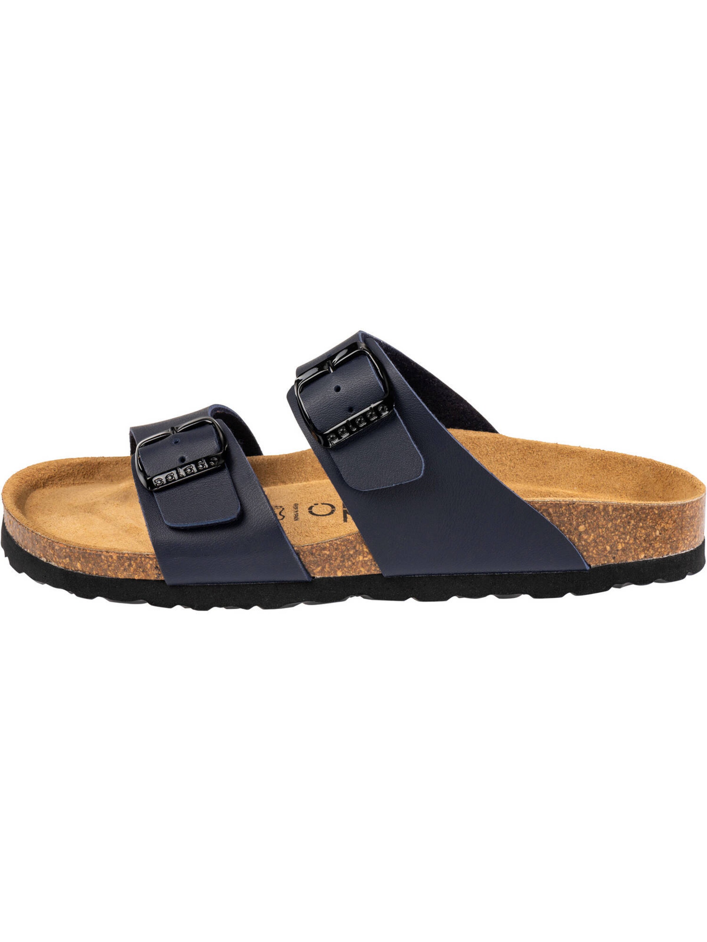 Palado Pantolette 'Samos PF' in Blau: Vorderseite