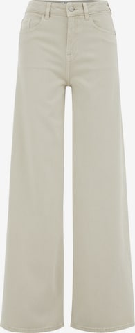 pilka WE Studio Plačios klešnės Džinsai: priekis