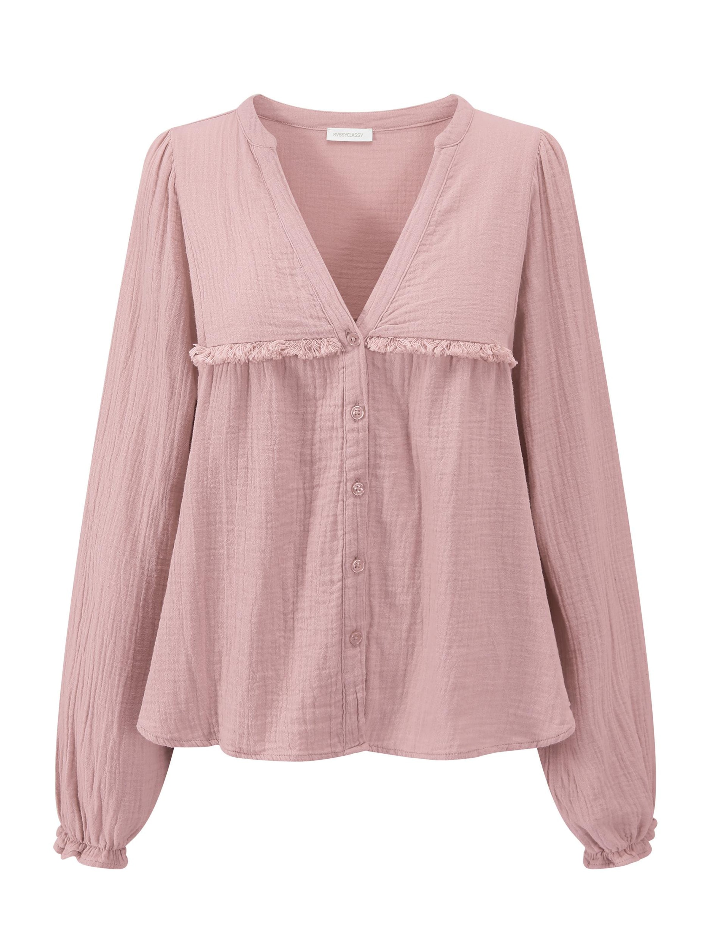 SASSYCLASSY Blouse in Pink: front