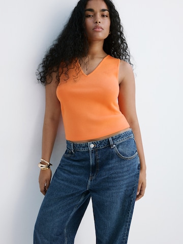 MANGO Top 'BEIXAMEL' in Oranje