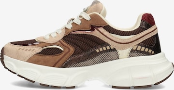 Baskets basses 'Lise' POSH by Poelman en marron : devant