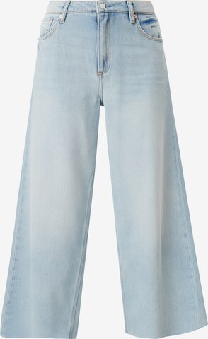 QS Wide leg Jeans in Blue: front