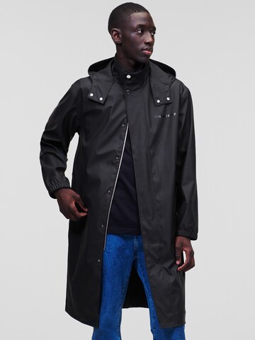 Karl Lagerfeld Between-seasons parka in Black: front